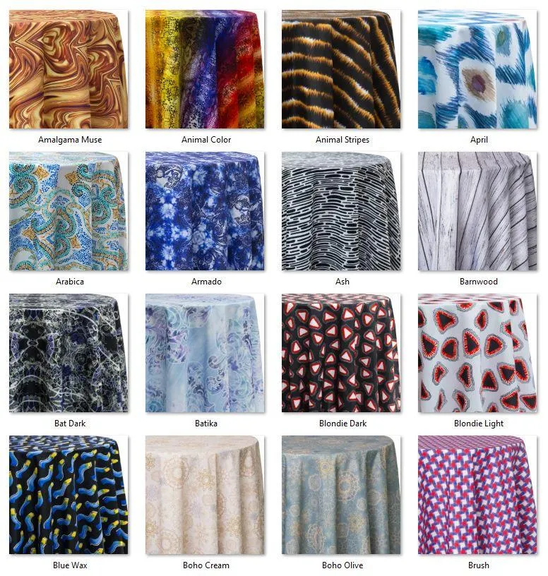Rectangular Tablecloth with Prints